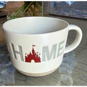 Disney Parks Homestead Fantasyland Home Red Castle Coffee Mug